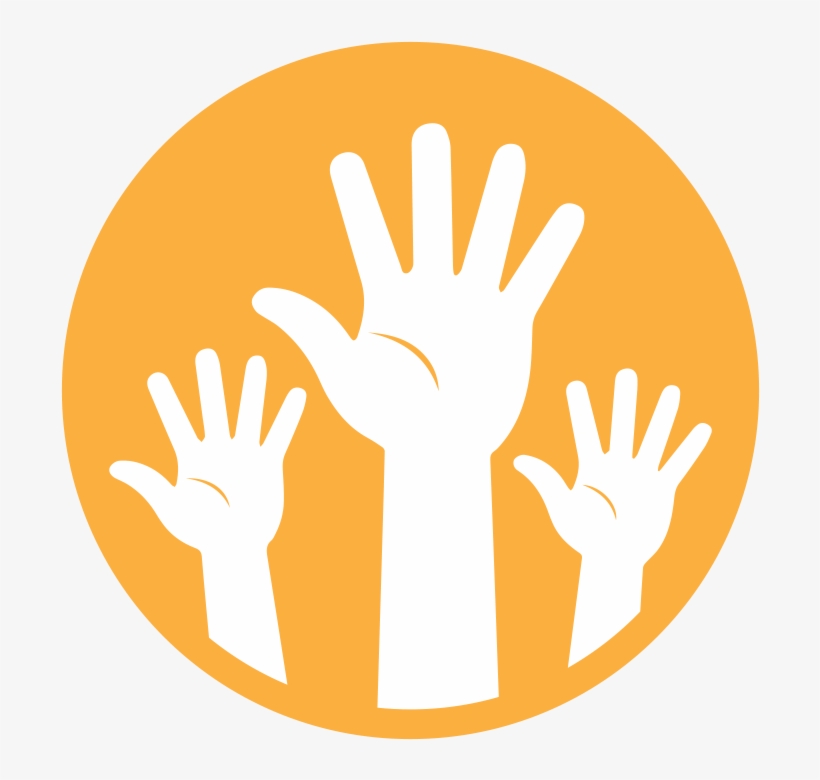 Hands Volunteers Icon Lend A Hand Logo Free Transparent Png Download Pngkey