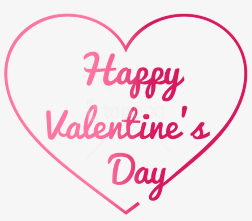 Free Png Download Transparent Happy Valentine's Day - Happy Valentine Day Png, transparent png #9086314