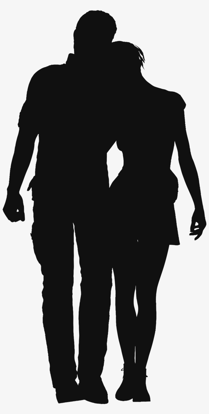 Clipart Couple Silhouette - Clip Art - Free Transparent PNG Download ...