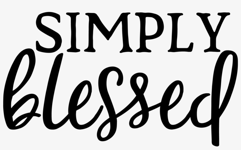 Free Simply Blessed Svg Free