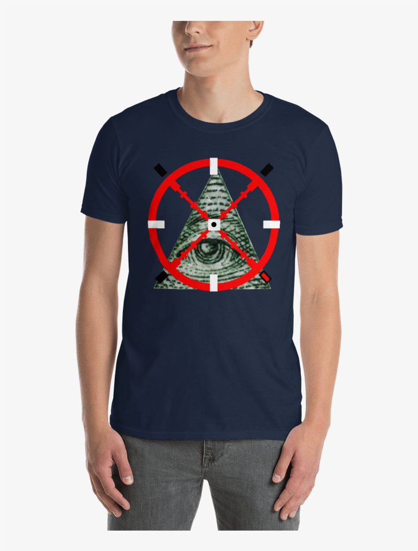 N - W - O - Sniper Scope Short Sleeve Unisex T Shirt - T-shirt, transparent png #916562