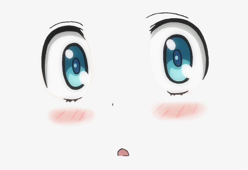 Kawaii Face Png - Anime Face Roblox - Free Transparent PNG Download