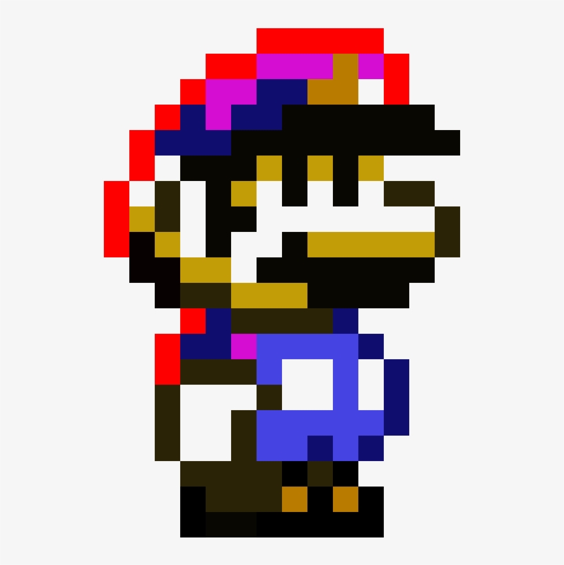 Mario From Super Mario World - Super Mario World Mario Sprite - Free ...
