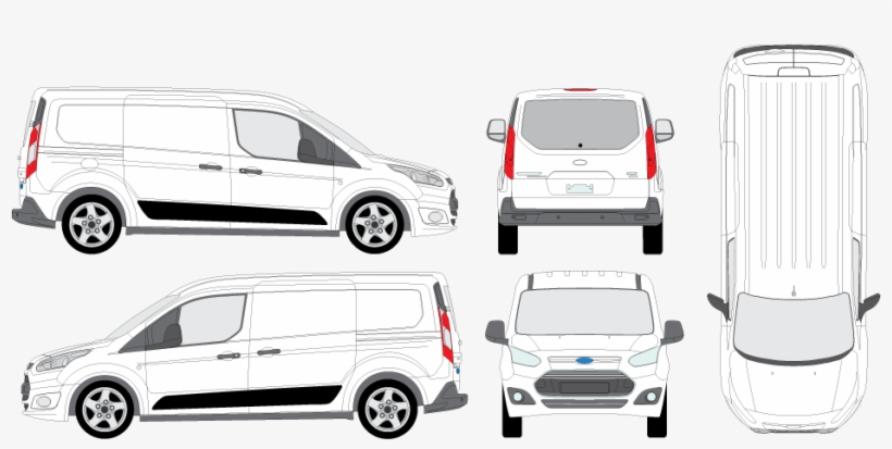 Vector ford transit