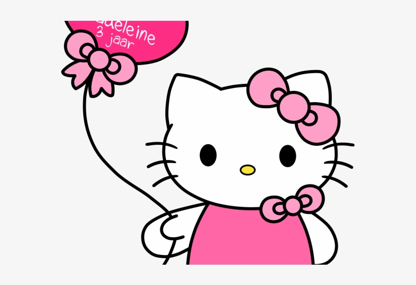 Hello Kitty With Balloons Png Hello Kitty Hd Png Free Transparent Png Download Pngkey