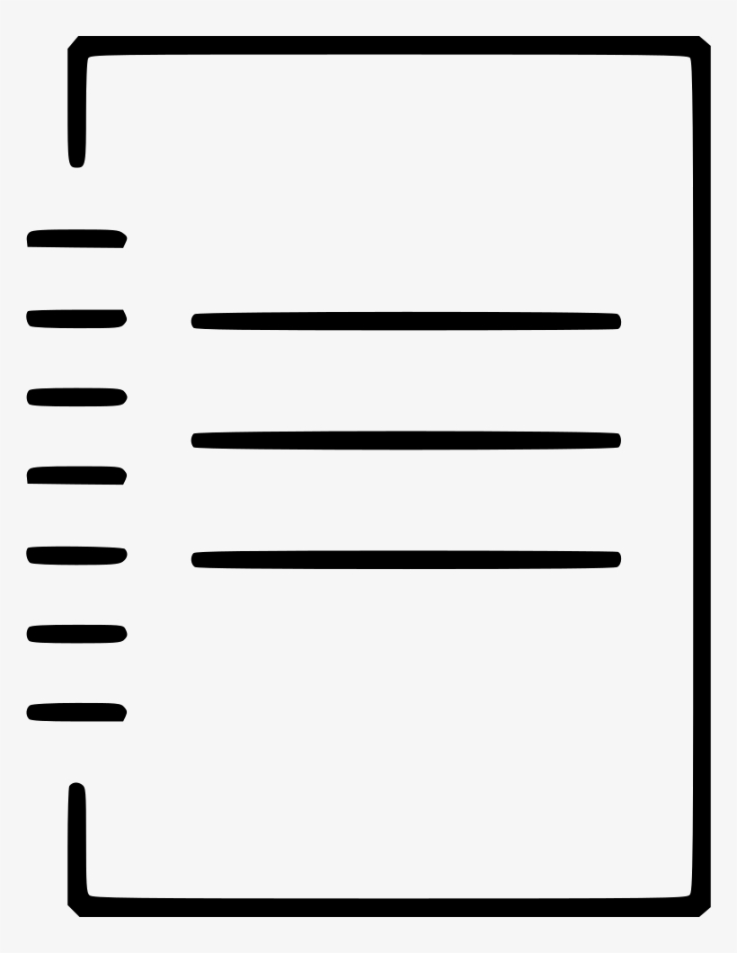 Notepad Generic Glyph icon