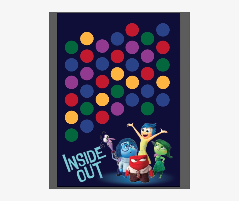 Inside Out Kids / Children's Party Customized Guest - Inside Out Birthday Tag, transparent png #9246824