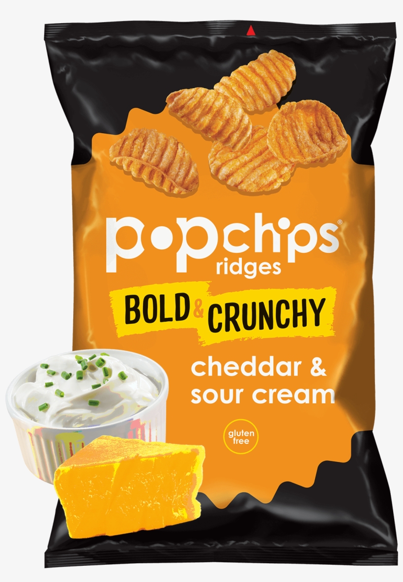 5oz Bag Of Cheddar And Sour Cream Popchips Ridges - Pop Chips - Free ...