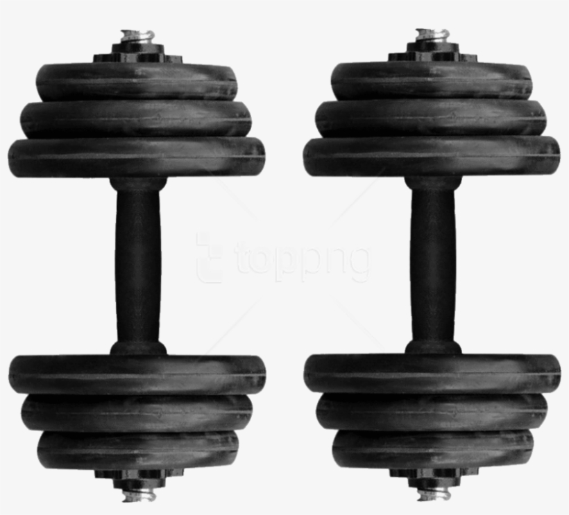 Free Png Download Dumbbell - Dumbbell Top View Png, transparent png #9275660