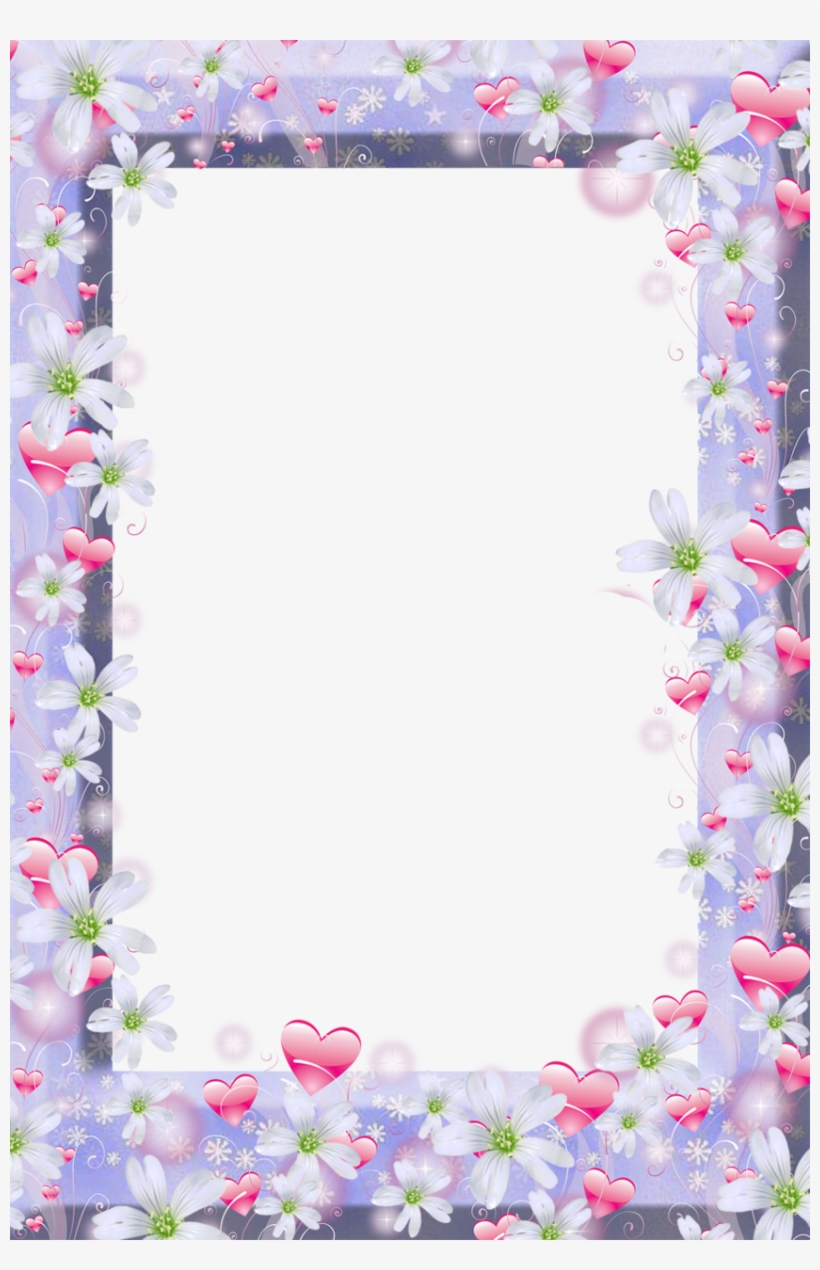 Pin By Slgudiel On Wallpapers And More - Violet Flower Frame Png, transparent png #930326