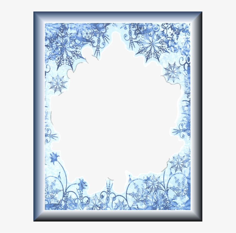 Download Source Www Sweetshimas Com Report Snow Border Picture Frame Free Transparent Png Download Pngkey