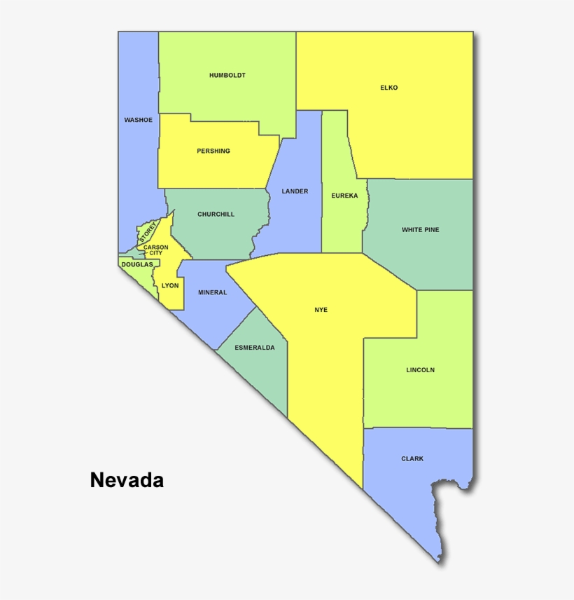 High School Codes In Nevada - Nevada Counties - Free Transparent PNG ...