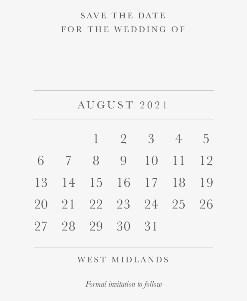 Calendar Save The Date Number Free Transparent PNG Download PNGkey