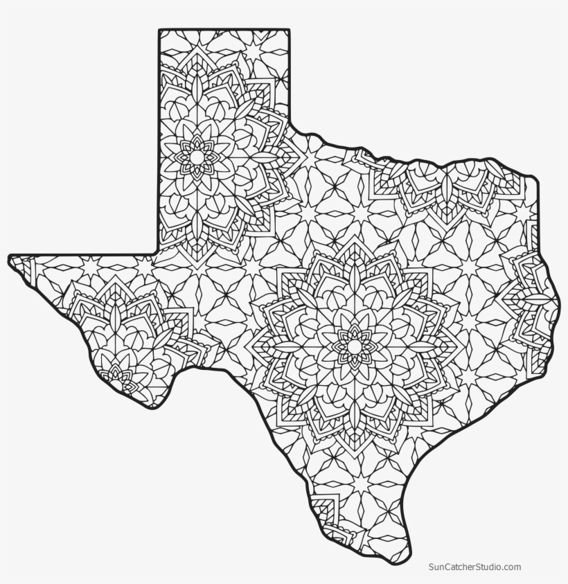 Texas Coloring Pages Printable Printable Word Searches