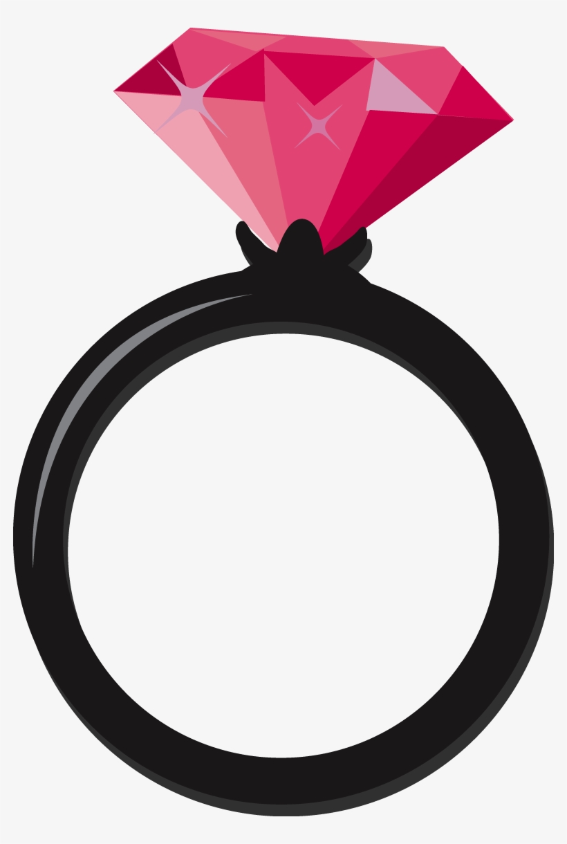 engagement ring clipart pink