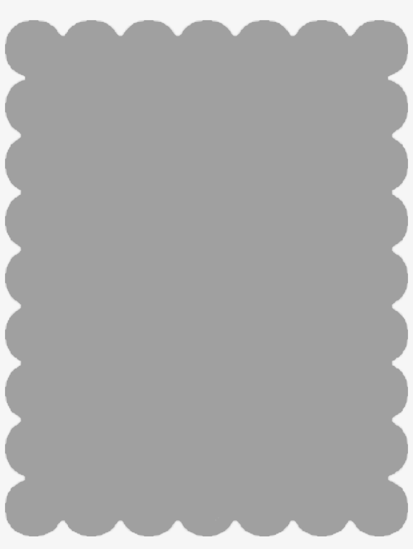 Download Scallop Border Png - Scalloped Edge Rectangle Template ...