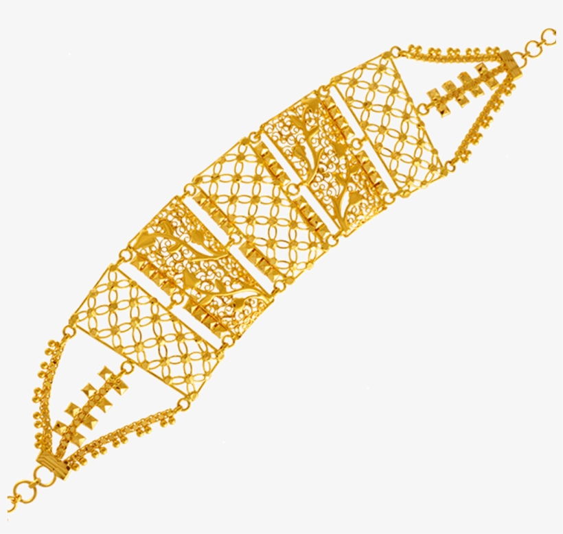 Contemporary 22KT Gold Bracelet