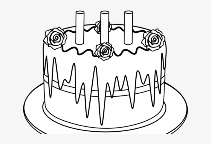 Download Drawn Birthday Cack  Easy Birthday Cake Drawing PNG Image with No  Background  PNGkeycom