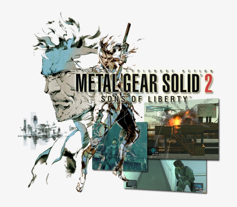 Metal Gear Solid - Metal Gear Solid 2, transparent png #9458499