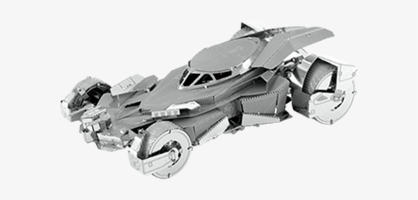 Metal Earth Batman Dawn Of Justice Batmobile 3d Miniature - 3d Metal Model Batman, transparent png #9554384