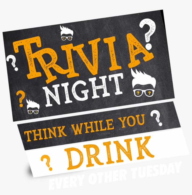 Tuesday Trivia Slider Lft Prt - Poster - Free Transparent PNG Download ...