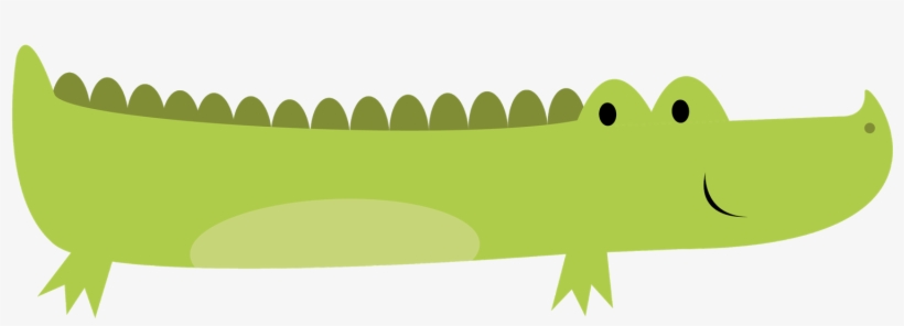 cute crocodile silhouette