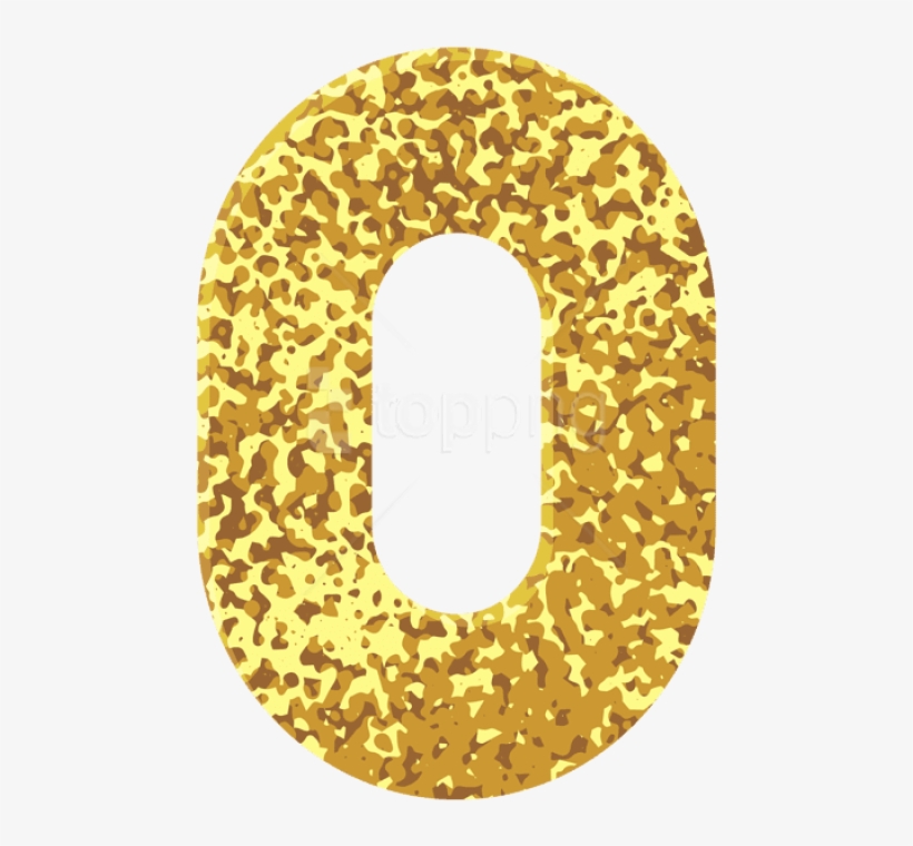 Free Png Gold Style Number Zero Png Images Transparent - Label - Free ...