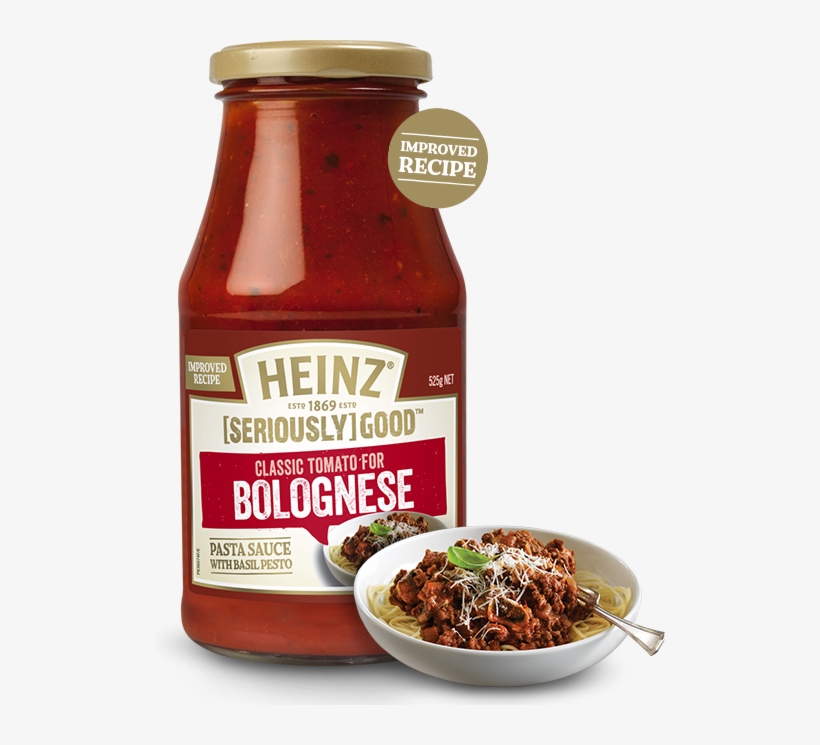 Tomato Pasta Sauce - Heinz Pasta Sauce Bolognese - Free Transparent PNG  Download - PNGkey