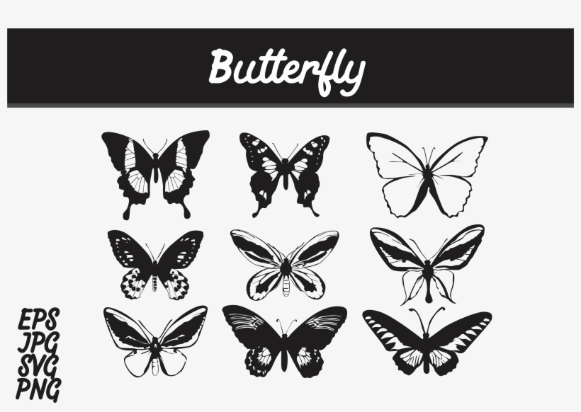Free Free 216 Butterfly Silhouette Svg Free SVG PNG EPS DXF File