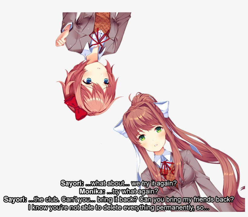 Doki Doki Literature Girls Hello Everyone - Cartoon - Free Transparent ...