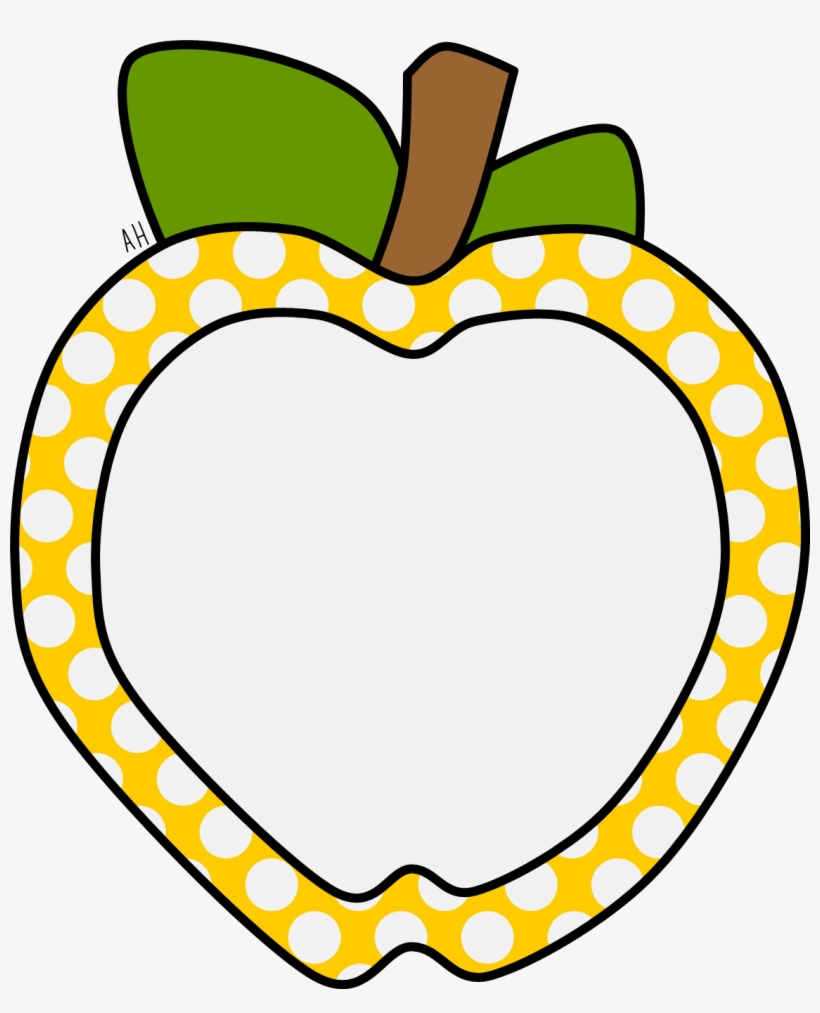 Prasekolah Sk Pulapah - Cute Apple Border Clipart, transparent png #9758561