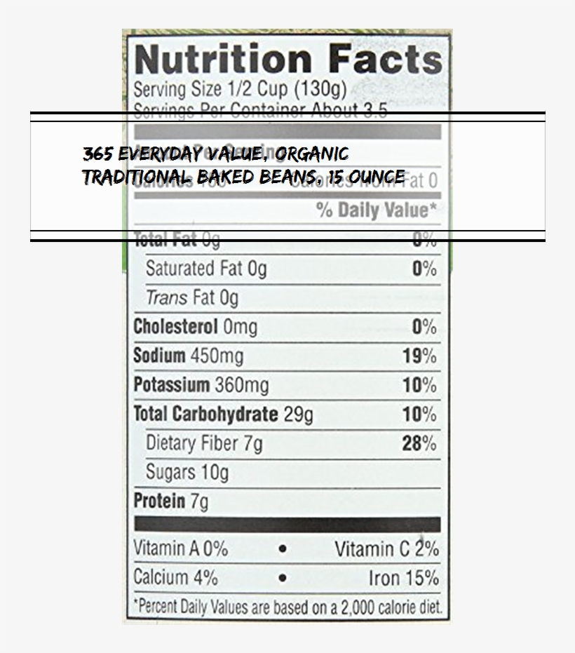 34 Baked Beans Nutrition Label Labels Design Ideas 2020 