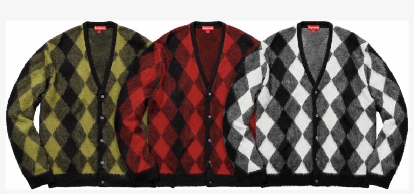 supreme argyle sweater