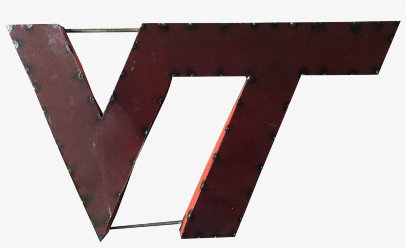 Virginia Tech "vt" Logo Recycled Metal - Vt Logo, transparent png #9809607