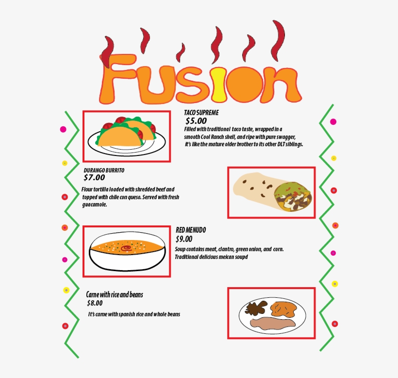 Fusion Menu - Free Transparent PNG Download - PNGkey