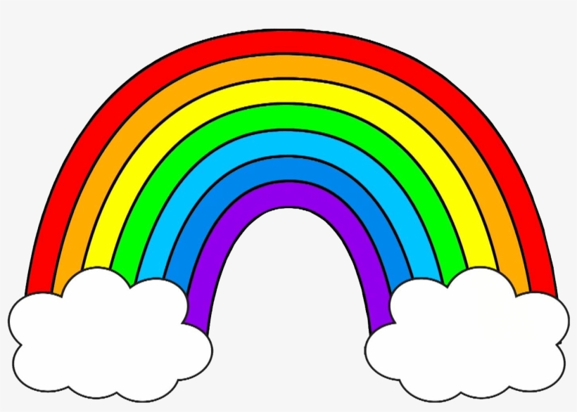 Free Download These Rainbow Clip Art - Rainbow Colors Kids - Free ...