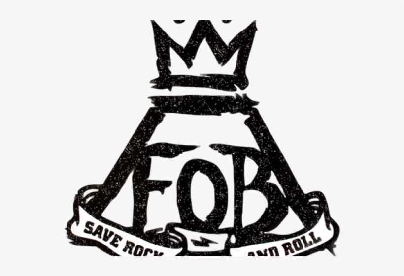 Logo Clipart Fall Out Boy - Fall Out Boy Logo Save Rock And Roll, transparent png #9899135