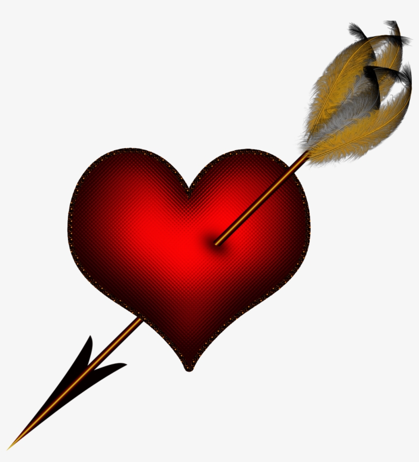Red Arrow Png Transparent Download - Heart Broken Png Sticker, transparent png #990614