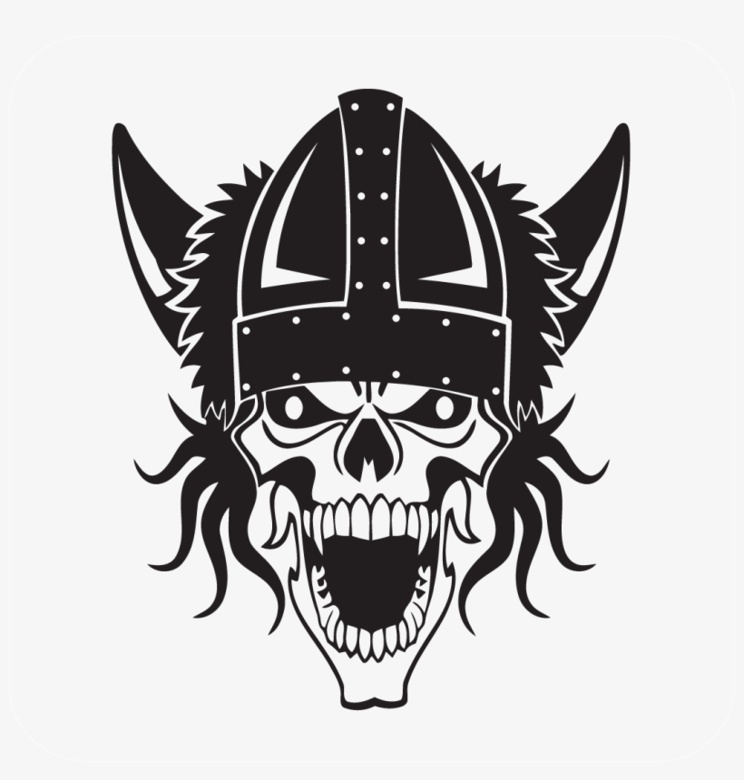 Viking Skull Decal - Viking Skull - Free Transparent PNG Download - PNGkey