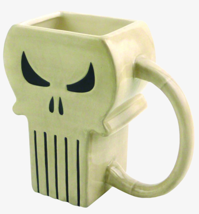 Punisher Symbol Moulded Mug - Classic Imports Marvel Heroes The Punisher Symbol Molded, transparent png #999253