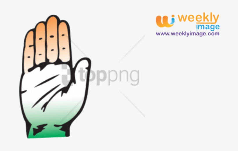 congress party vote for hand hd png logo free downloads | naveengfx