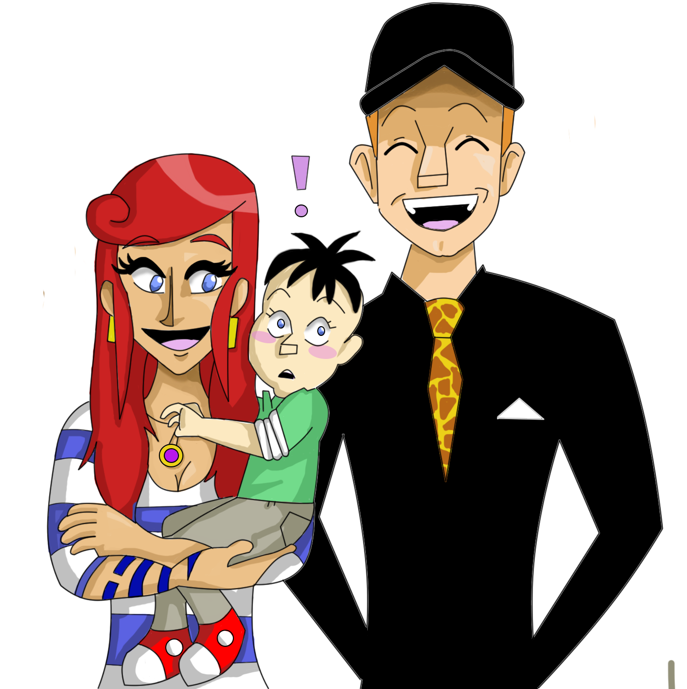 Happy Family - Wiki (1410x1458), Png Download
