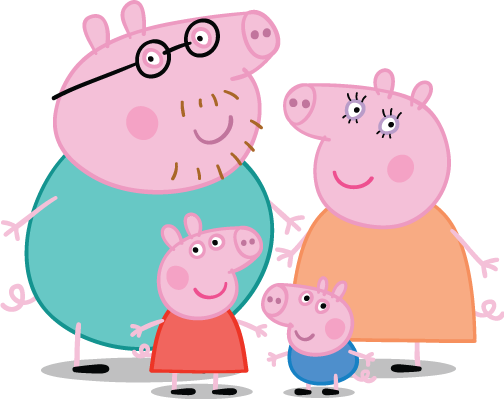 Download Peppa Pig Personajes - Familia De Peppa Pig PNG Image with No ...