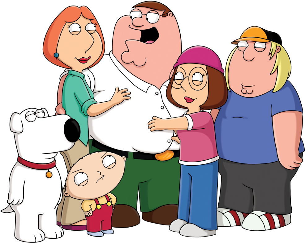 Peter Griffin Brian Griffin Lois Griffin Meg Griffin - Seth Macfarlane ...