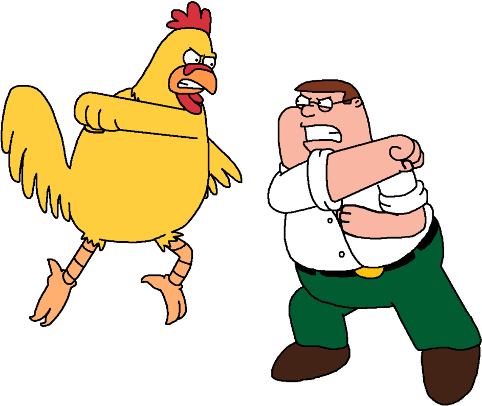 Download Peter Griffin Vs Ernie The Giant Chicken By Mighty - Peter ...