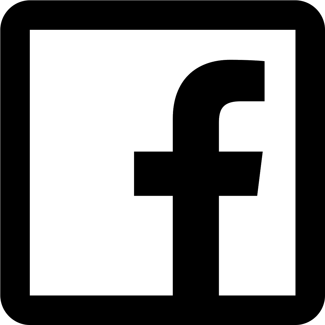 Facebook Logo Png Transparent Black