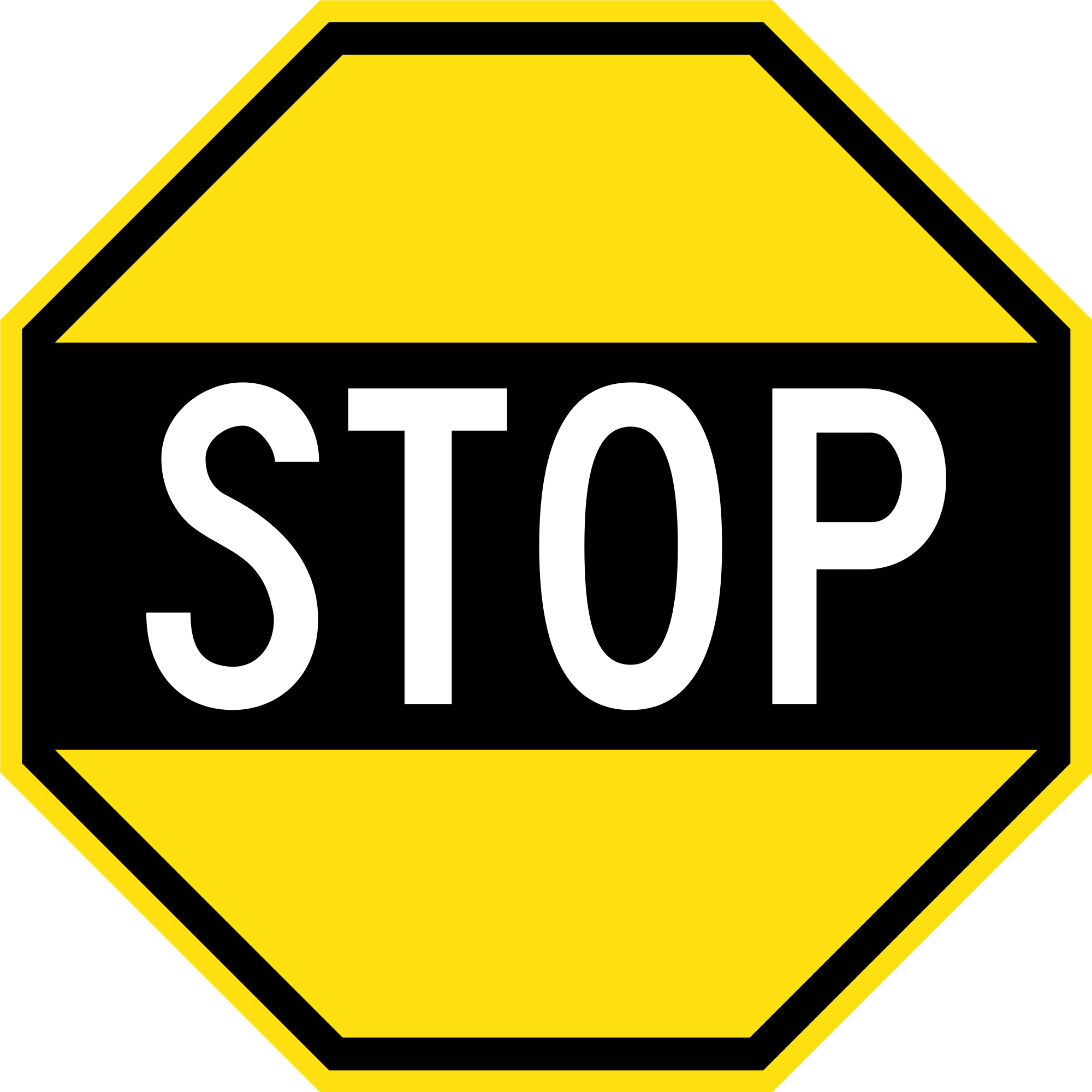 Download Early Australian Road Sign - Stop For Pedestrian In Crosswalk ...