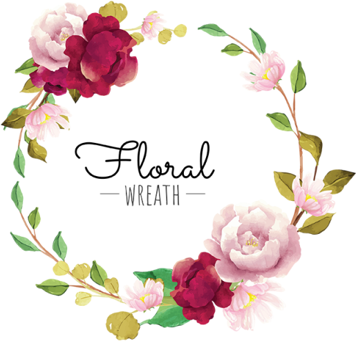 Flower, Wreath, Red, Burgundy, Blooming, Pink, Beautiful, - Red Flower ...