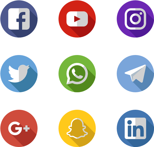 Social Media Icons - Social Media Apps Png - Free Transparent PNG ...