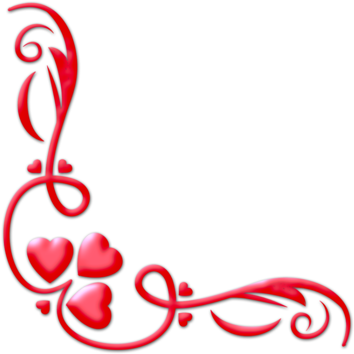 Download Valentine Corner Cliparts - Valentine Clipart Corner PNG Image ...